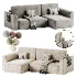 Natuzzi Italia Melody Modular Sofa - Thumbnail 4