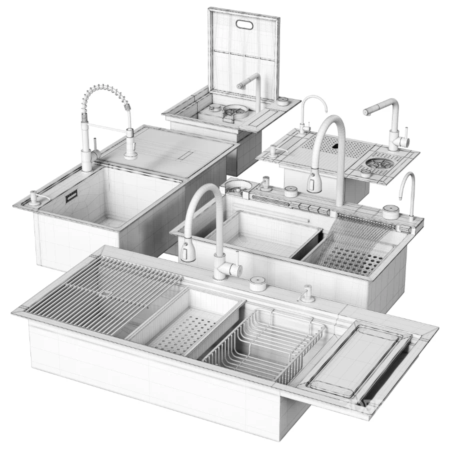 Kitchen Sink Set 1 Image 7