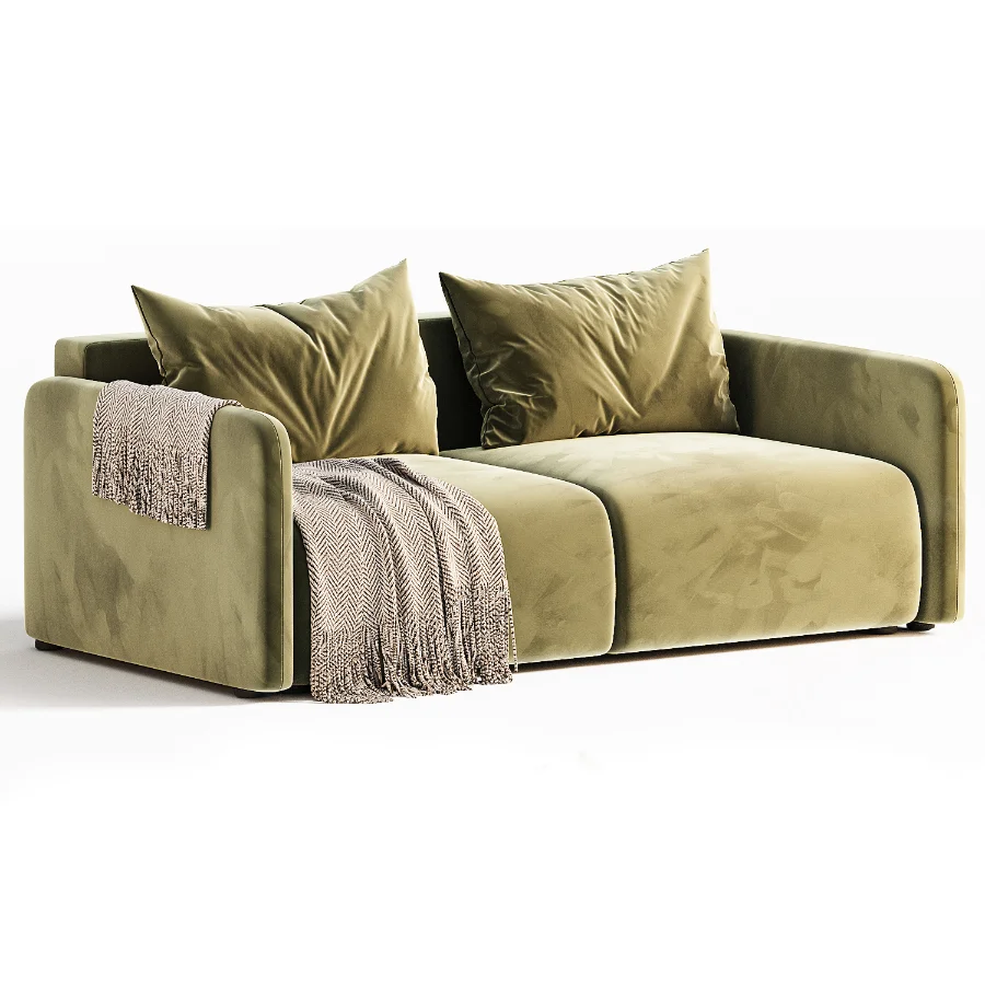 Straight sofa Kartos Velvet by divan Image 2