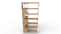 StoriesL Shaped Corner Storage Cabinet - Thumbnail 8