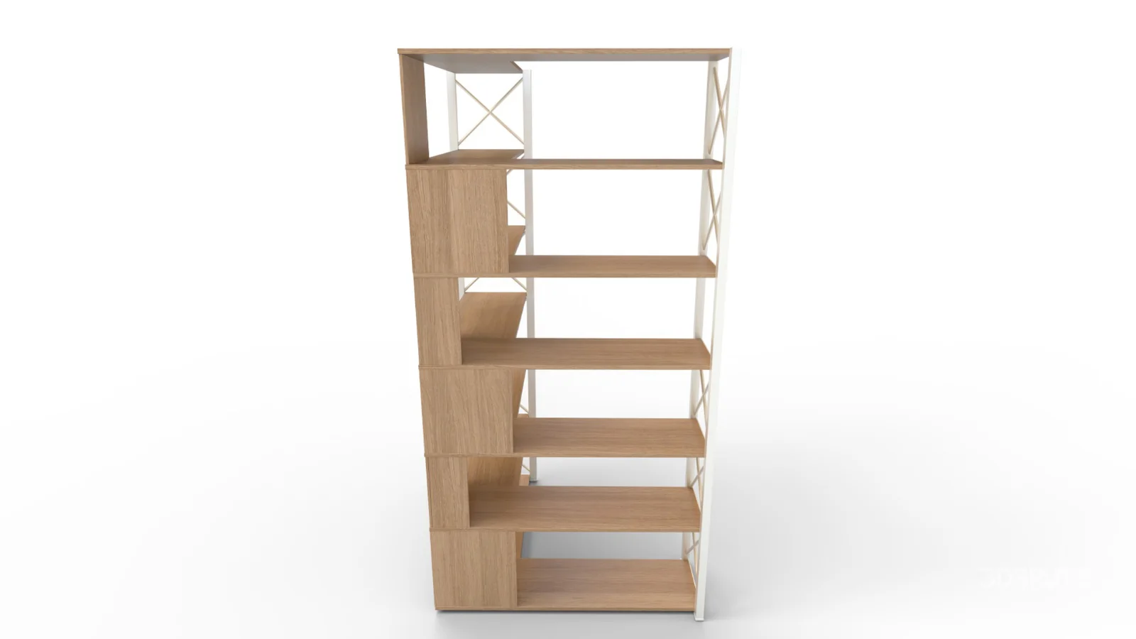 StoriesL Shaped Corner Storage Cabinet Image 8