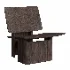 Passoni Wooden easy chair - Thumbnail 3