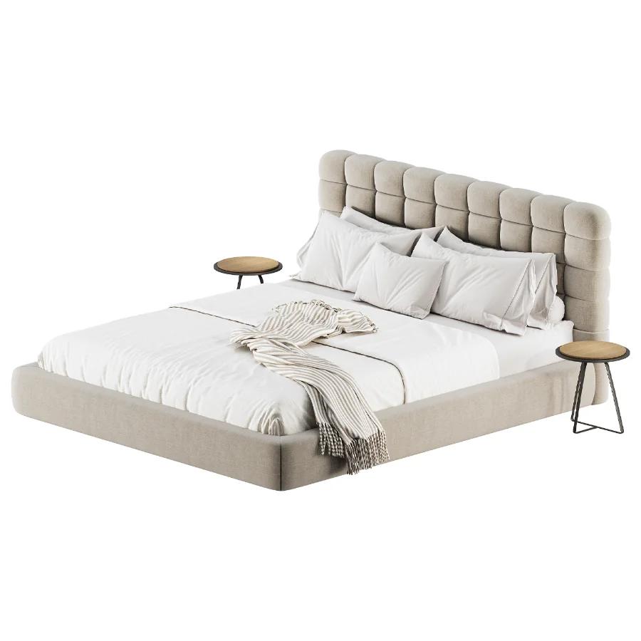 Lunara Boucle Bed Image 3