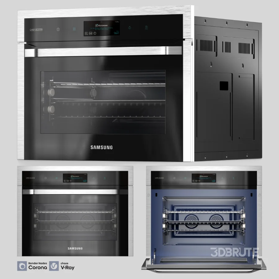 Gas Oven & Microwave Image 2