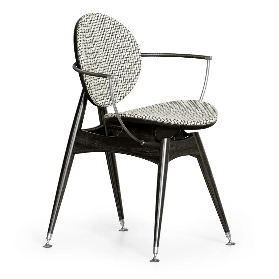 CIRCLE DINING CHAIR WITH ARMRESTS Image 3