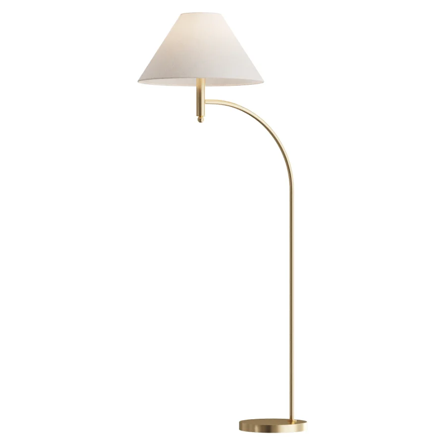 Groton Metal Mini Arc Floor Lamp Image 2