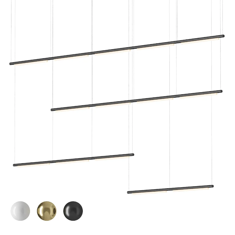 Pipeline Linear Pendant Lamp Image 1