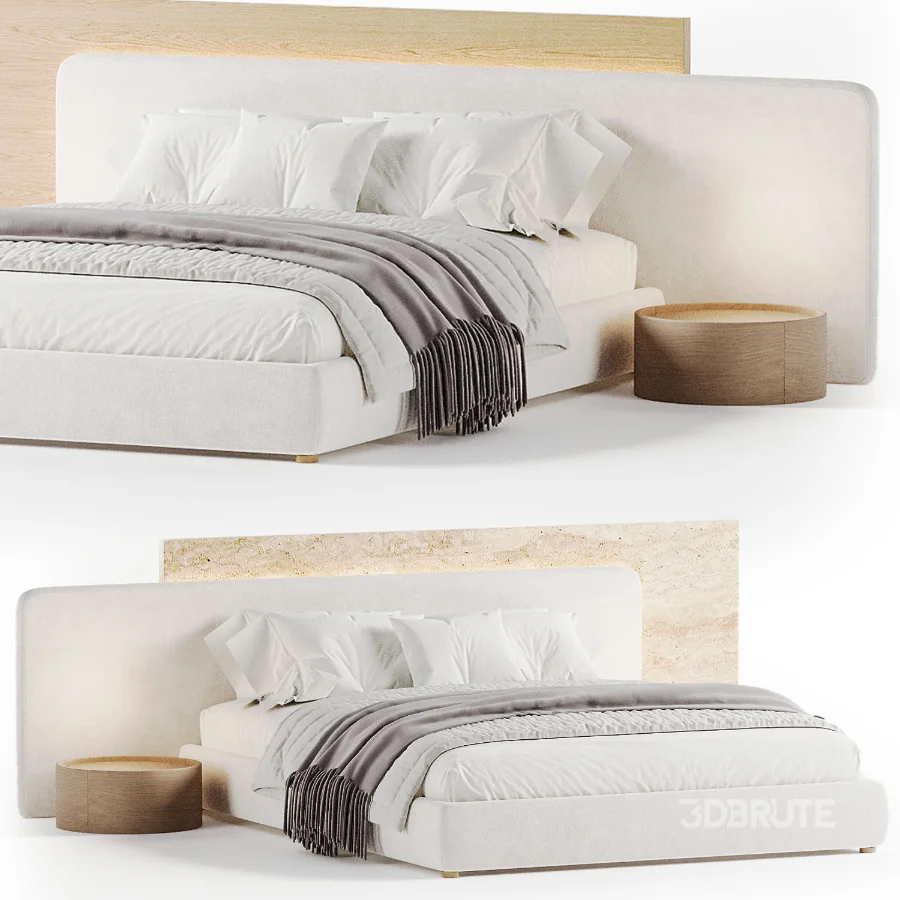 Modern Double Bed 04 Image 2