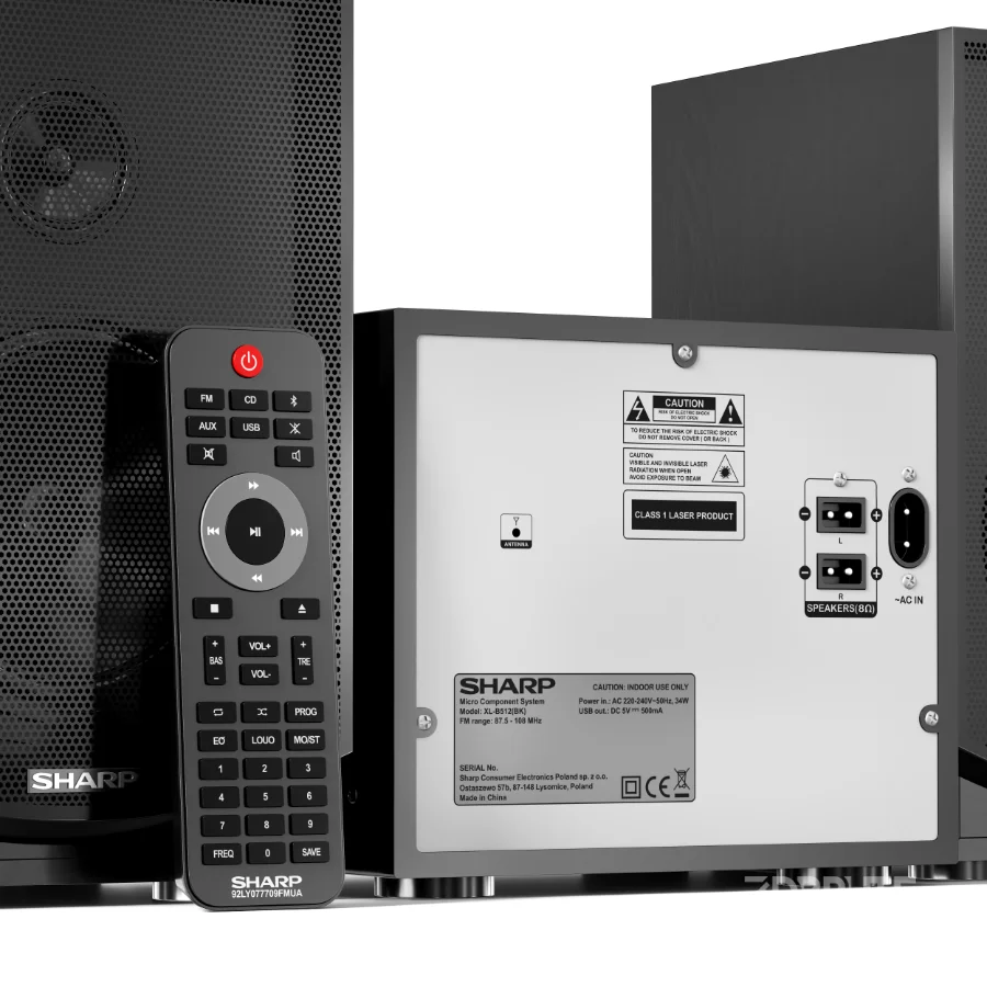 Sharp XL-B512 Wireless & Bluetooth Audio Image 4