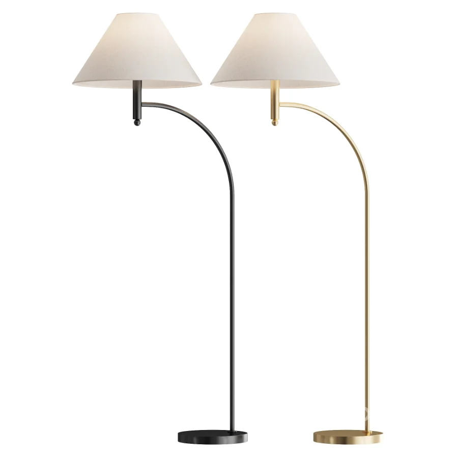 Groton Metal Mini Arc Floor Lamp Image 1