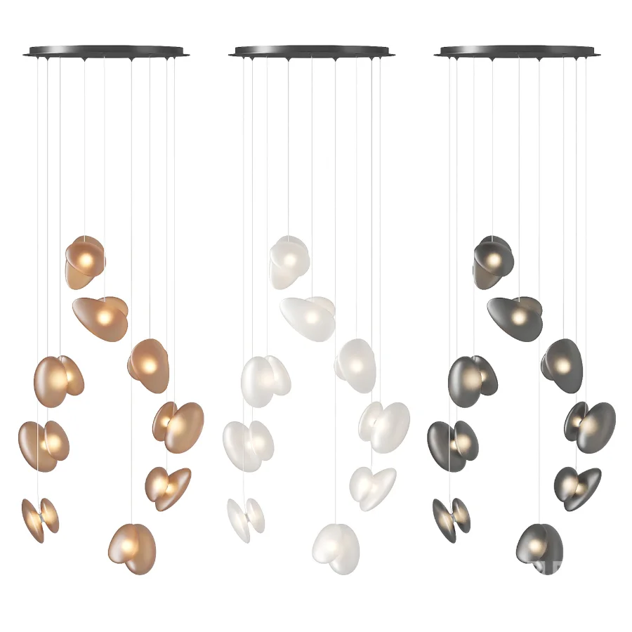 Pebble Linear 07 Chandelier Image 2