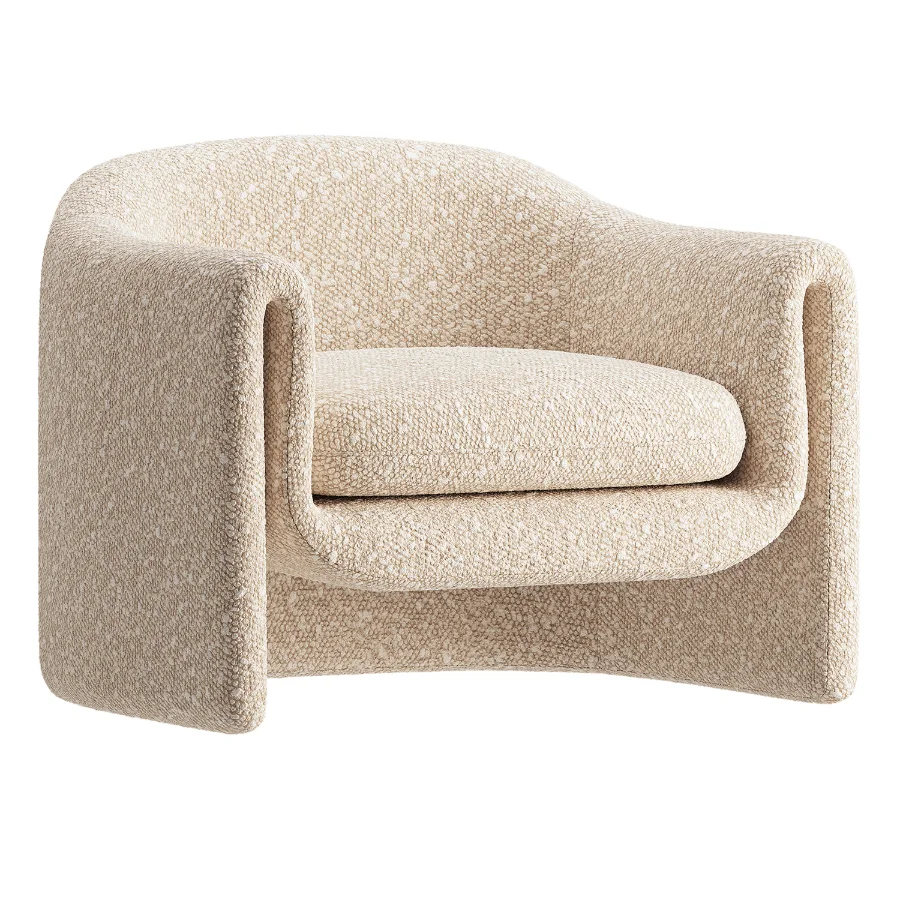 Willow Jacquard Sculptural Chair Image 3