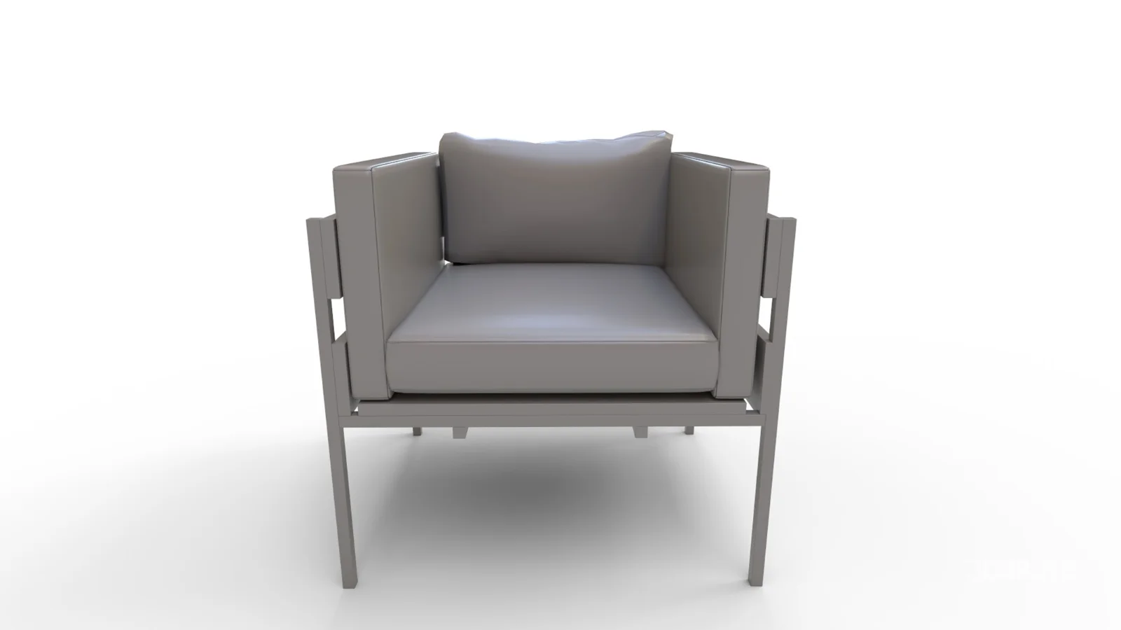 Living Room PU Leather Leisure Sofa Chair Image 4
