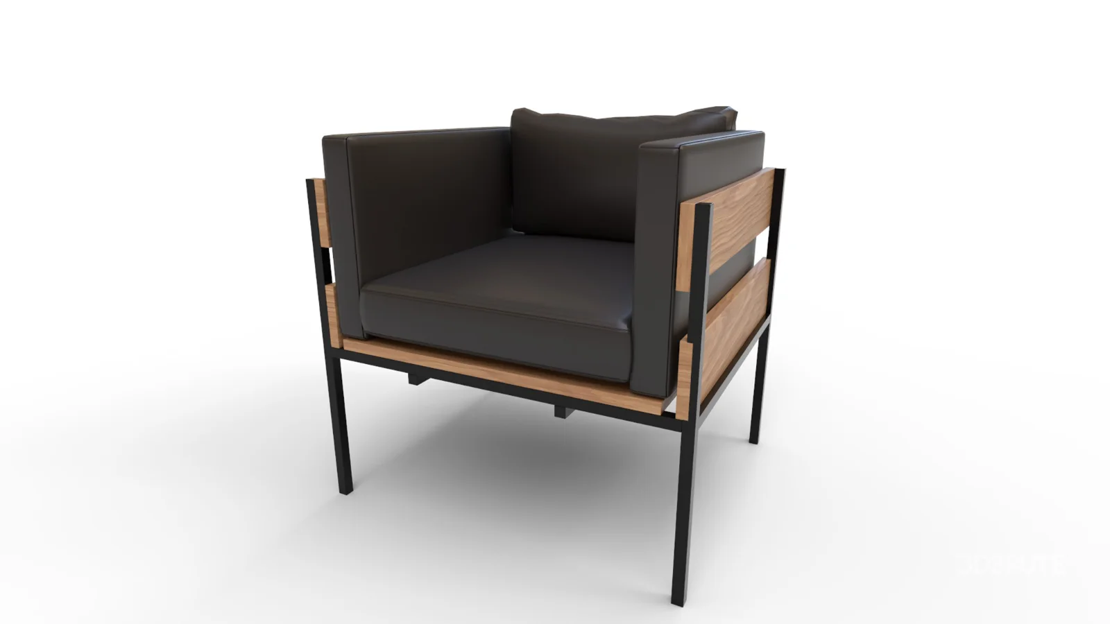 Living Room PU Leather Leisure Sofa Chair Image 6