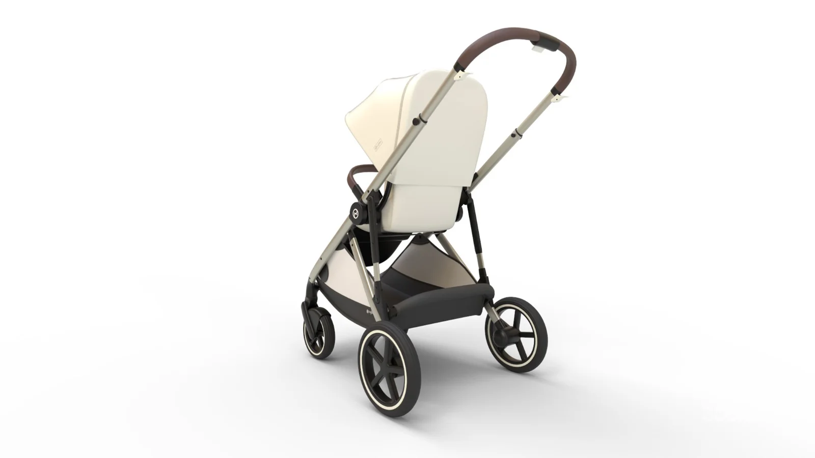 CYBEX Gazelle S Stroller Modular Double Stroller for Infant and Toddler Includes Detachable Shopping Basket Image 7