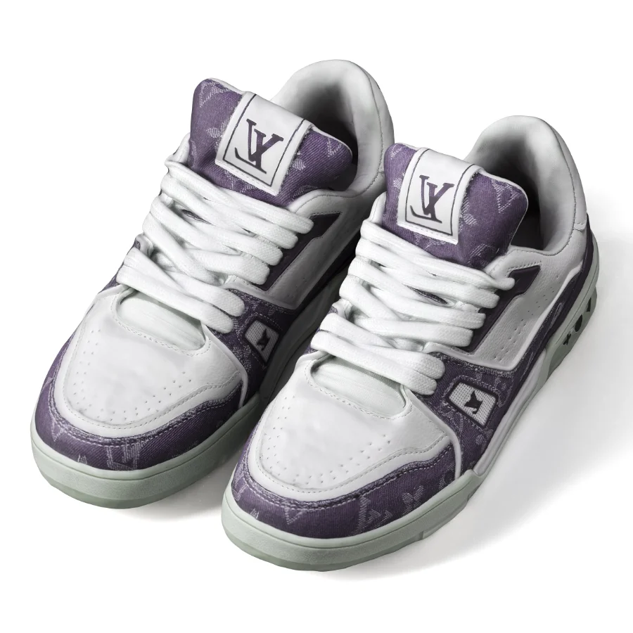 Minimal Sneakers with Denim Design Image 3