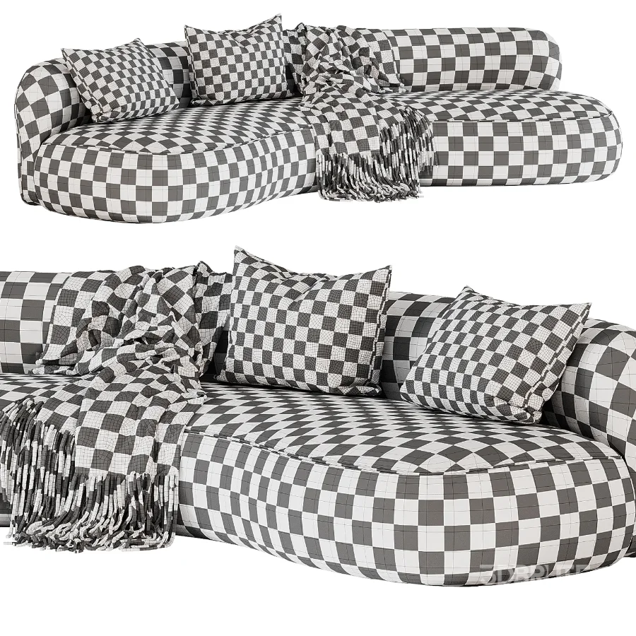 Pierre Augustin Rose Sofa Image 3