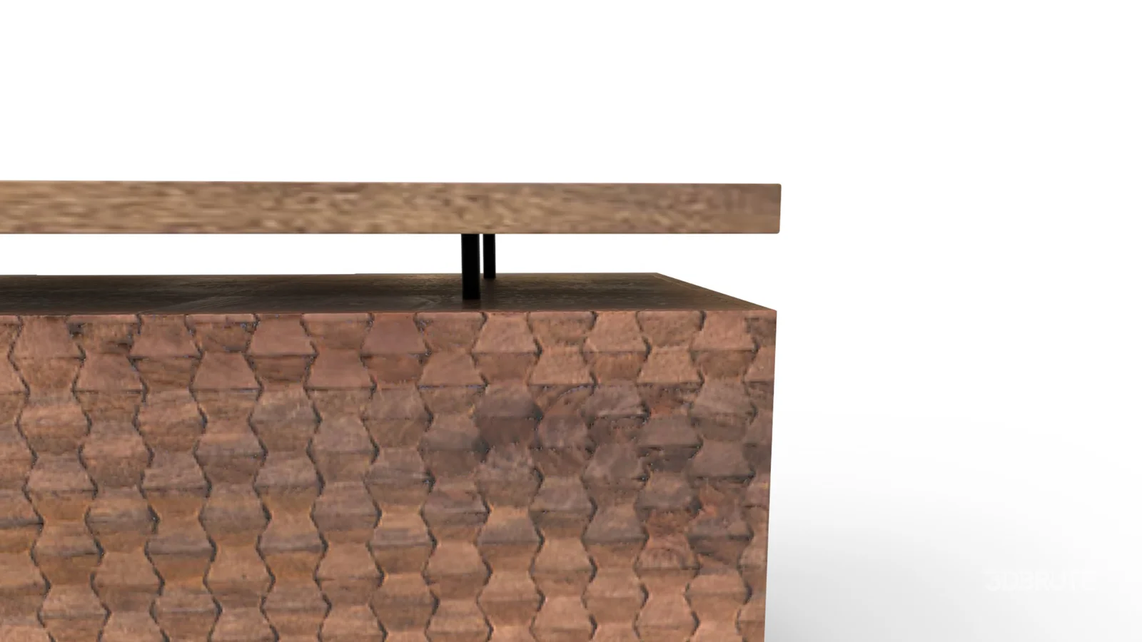 Raffael Carved Wood Executive Desk Image 13
