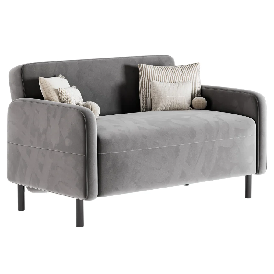 Straight sofa Fils Mini 120 Velvet Terra Image 5