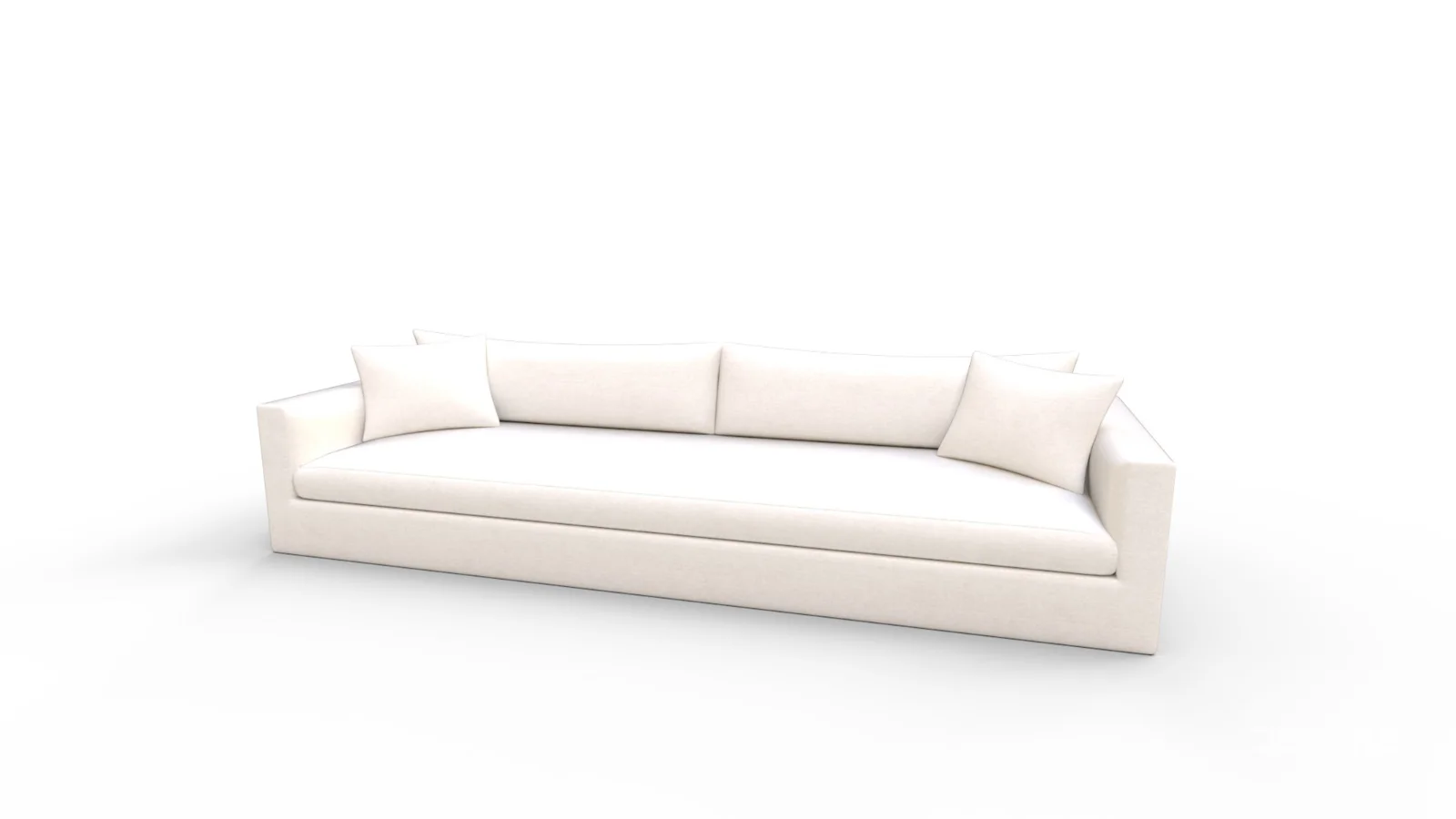 Willow Slipcovered Grande Sofa Image 9