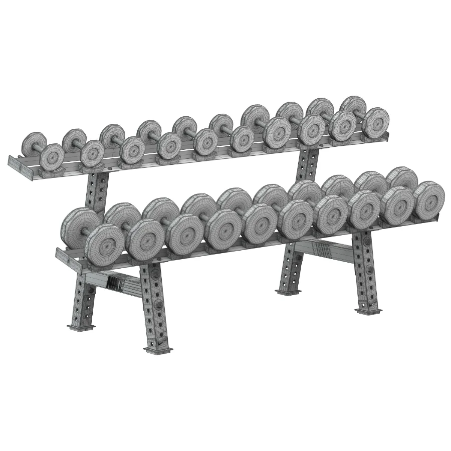Nike_Strength_Pro_Urethane_Dumbbell_Rack Image 8