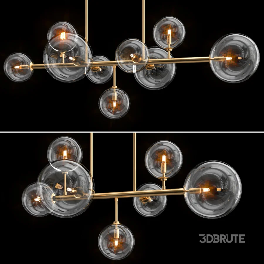 Delilah Linear Chandelier Image 3