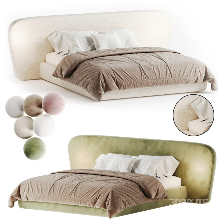 Soft bed Molina by Oneandhome Image 7
