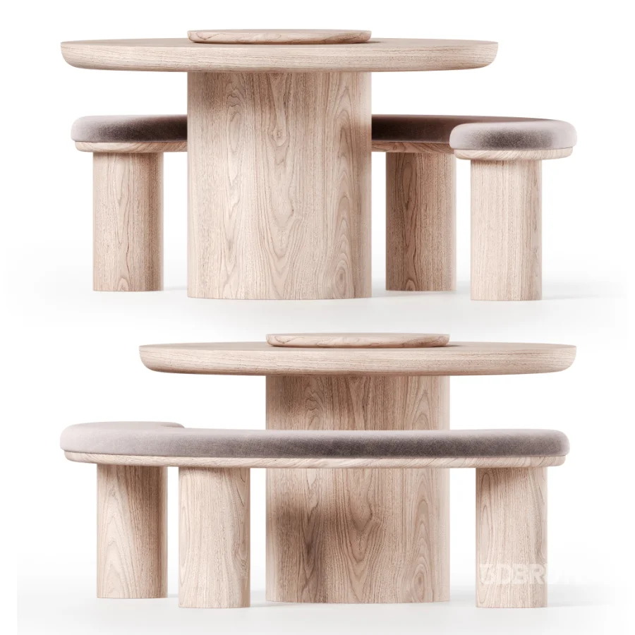 CATALINA Dining Table and Bench Image 2