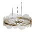 Dandelion gold and clear chandelier 01 - Thumbnail 2