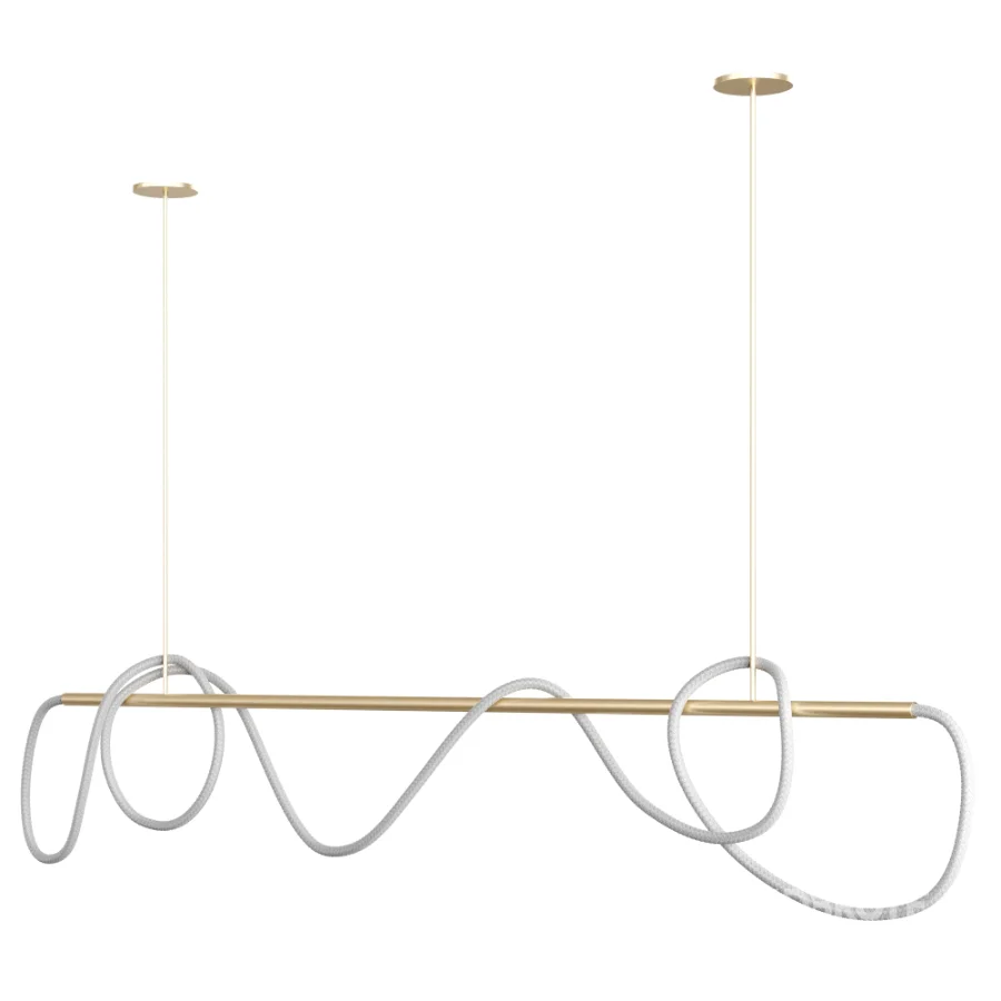 Festif Linear Pendant Lamp by Dbianco vol 4 Image 4