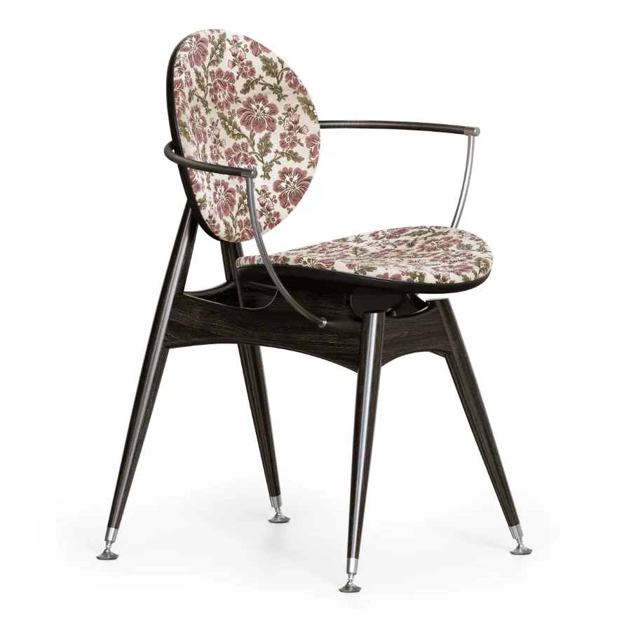 CIRCLE DINING CHAIR WITH ARMRESTS Image 4