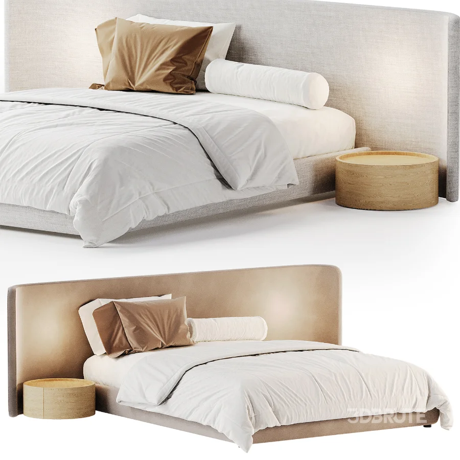 Japandi Double Bed Image 3