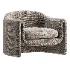 Willow Jacquard Sculptural Chair - Thumbnail 5