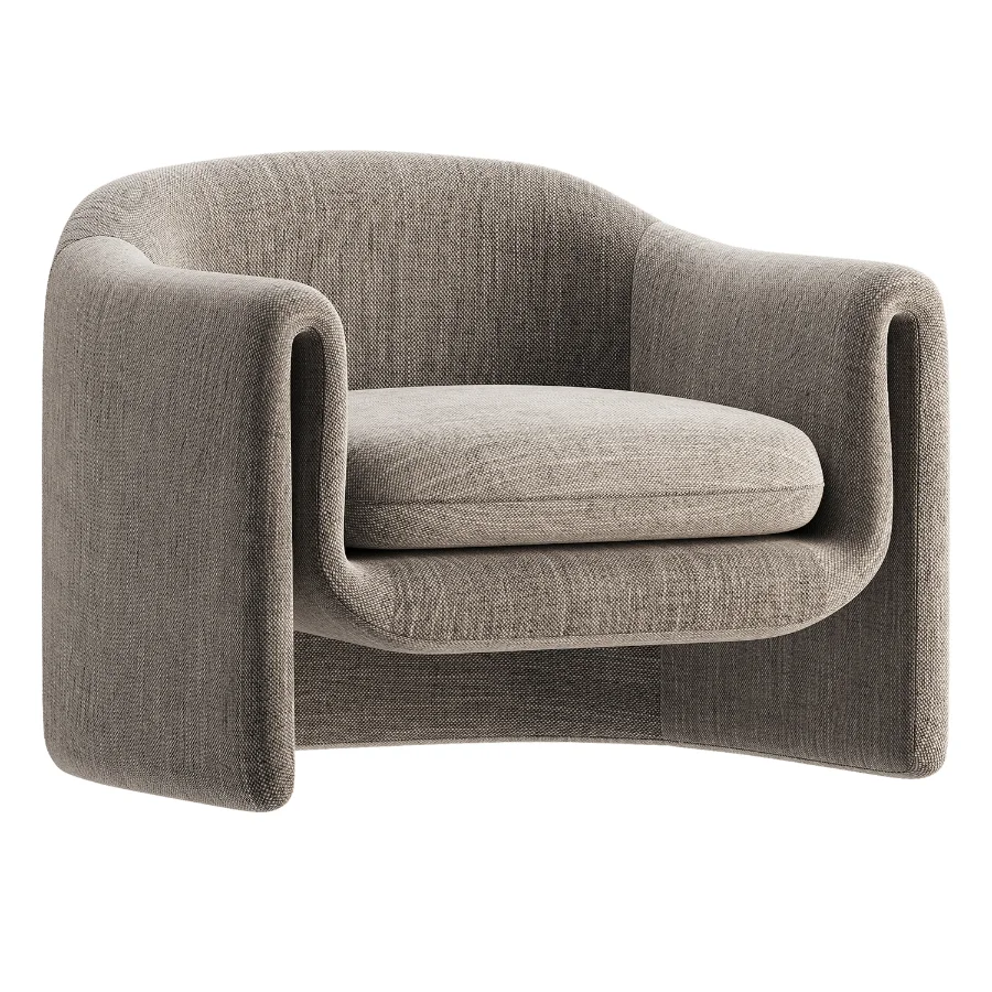 Willow Jacquard Sculptural Chair Image 5