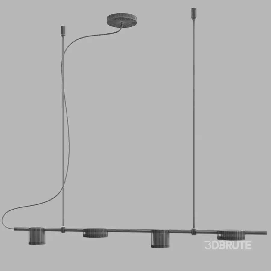 Counterpoint LED Linear Pendant Light Image 1
