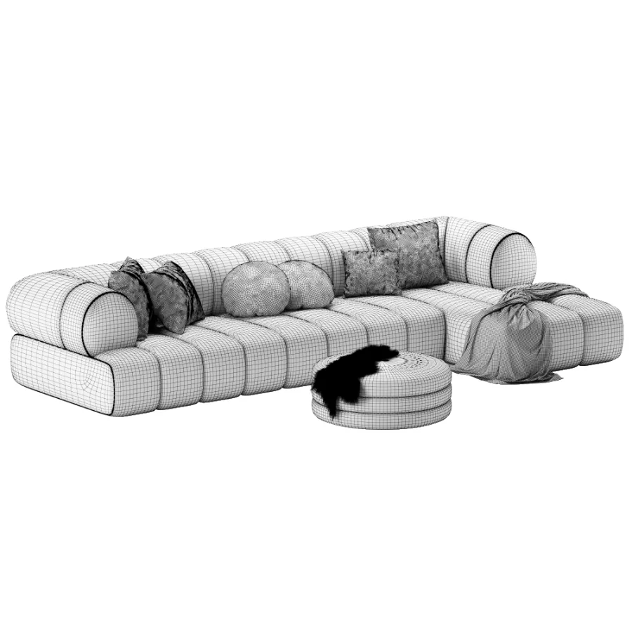 Boucle Sofa Image 6