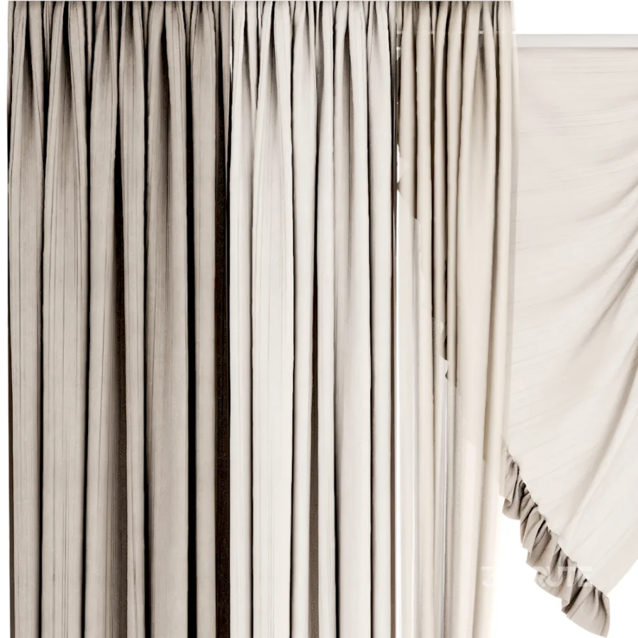 Silk and Cotton Curtain Set 121 Image 5