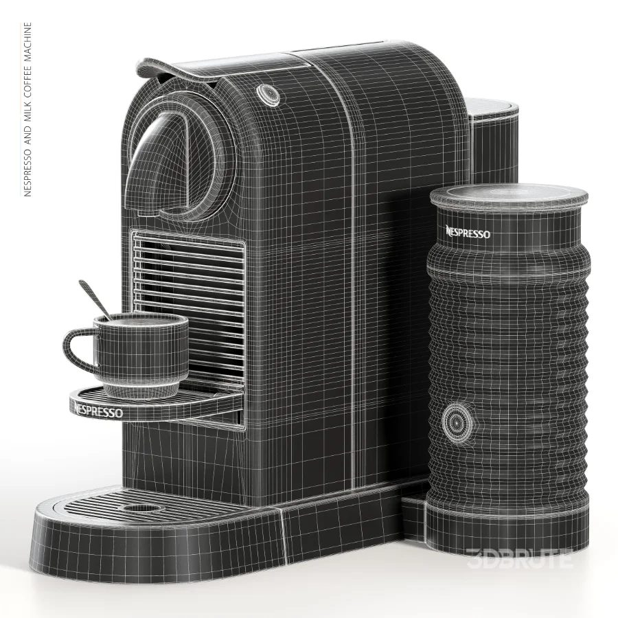 Nespresso and Milk Coffee Machine Image 7