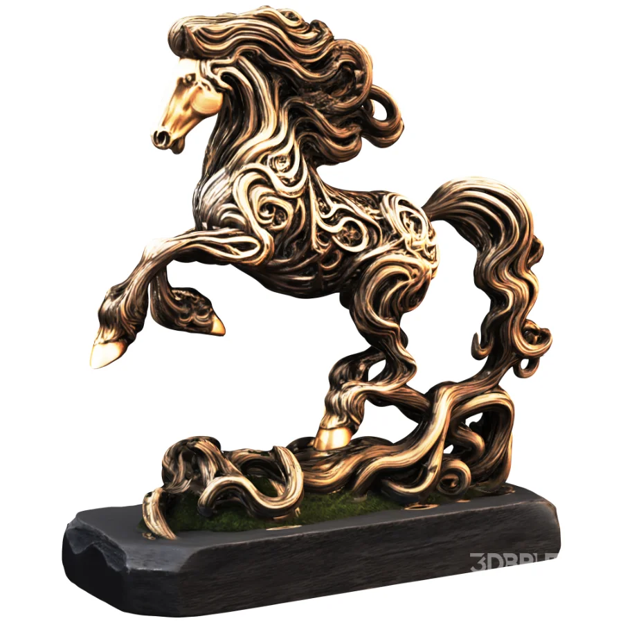 Decorative Horse Statue for Interior Image 3