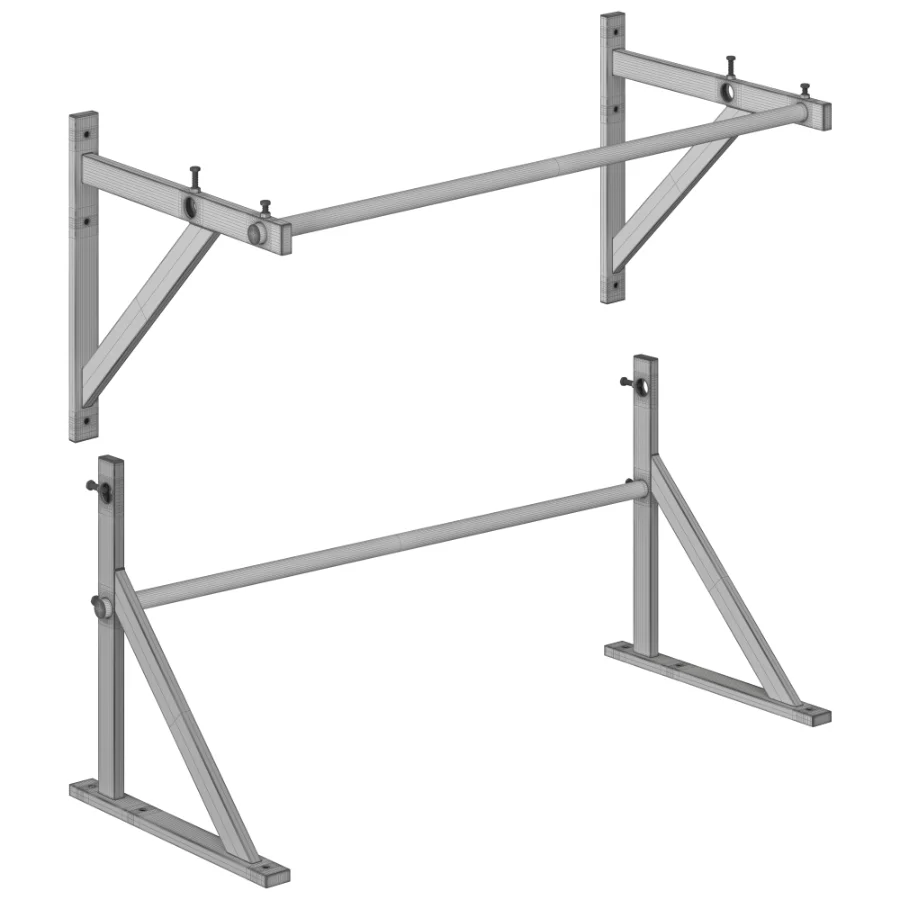 Mirafit_Wall_Mounted_Pull_Up_Bar Image 7