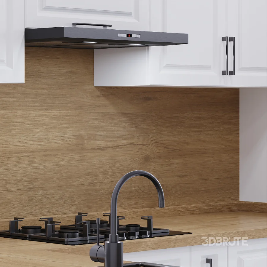 Neoclassical style kitchen set 001 Image 4