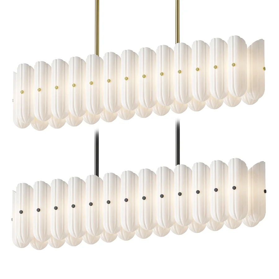 Lorna LED Linear Chandelier Image 1