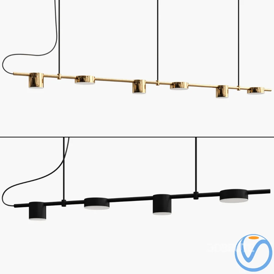 Counterpoint LED Linear Pendant Light Image 2