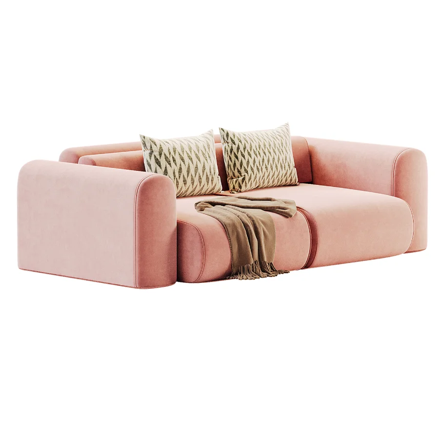 Modular sofa Mail3 Bucle Silver Image 3