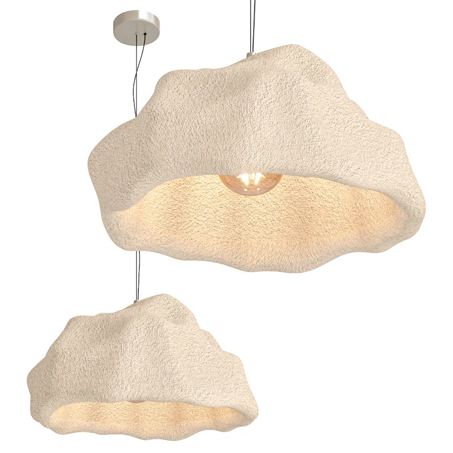 Polystyrene 1-Light Pendant Light Image 3