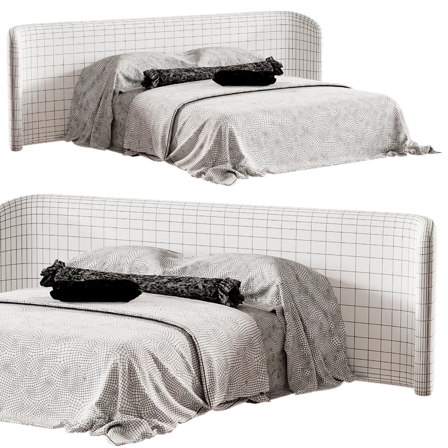 Modern Double Bed 09 Image 6