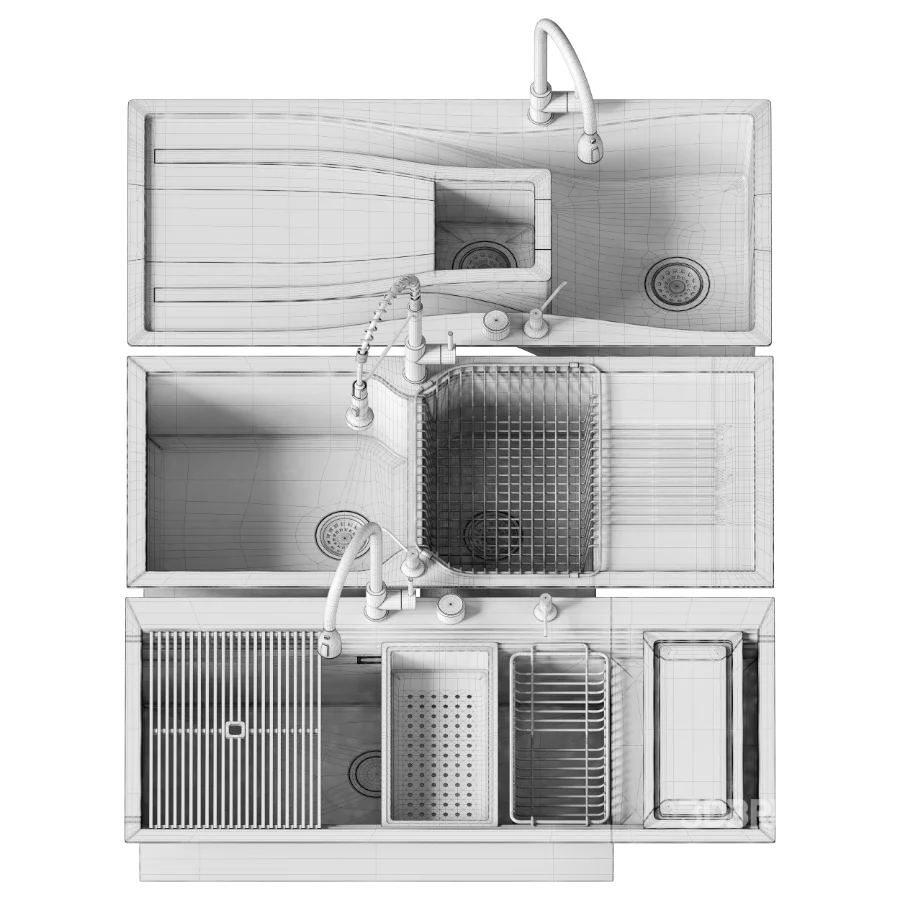 Kitchen Sink Set 3 Image 7