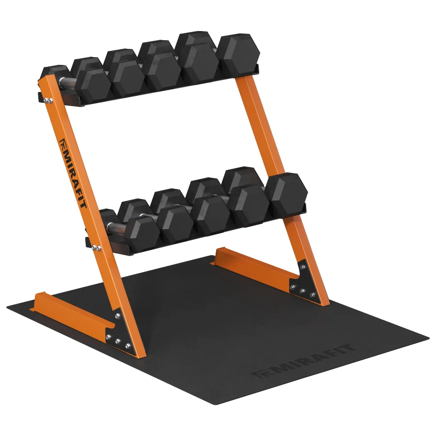 Mirafit_2_Tier_150kg_Dumbbell_Rack Image 2