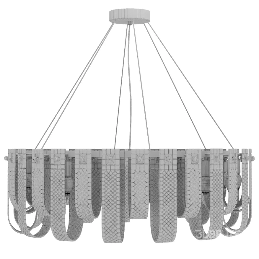 Round Sovina Chandelier Light Image 3