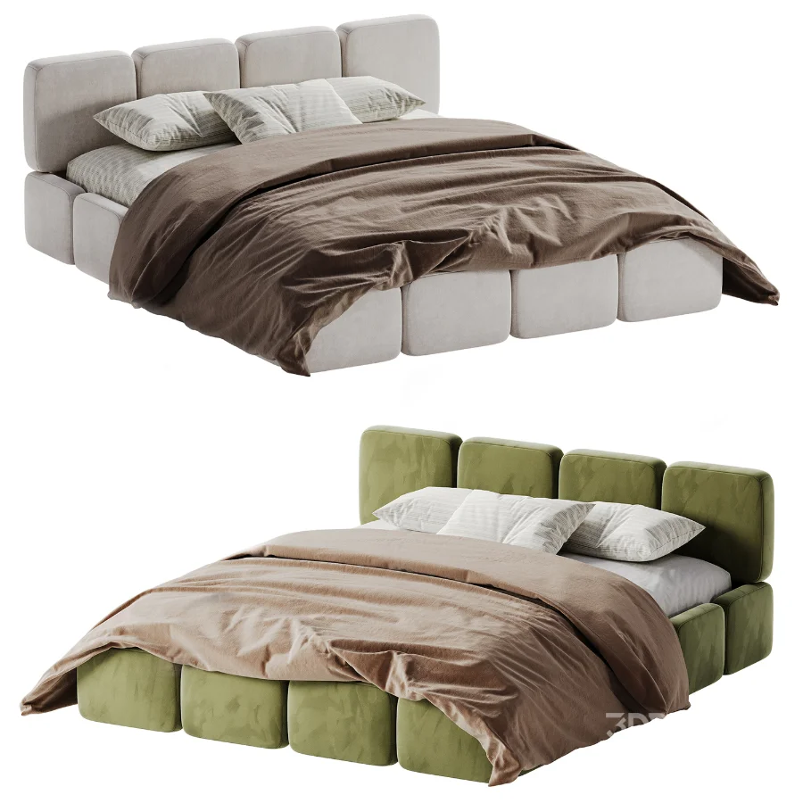 Letto Imbottito in Bucle Tayla Bed by Westwing Image 3